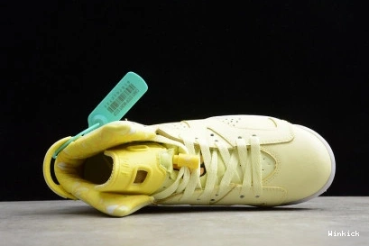 Retro Dynamic 6 543390-800  Jordan Yellow Floral 0807